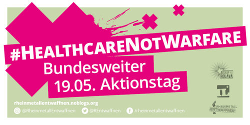 #HealthcareNotWarfare – Bundesweiter Aktionstag am 19. Mai